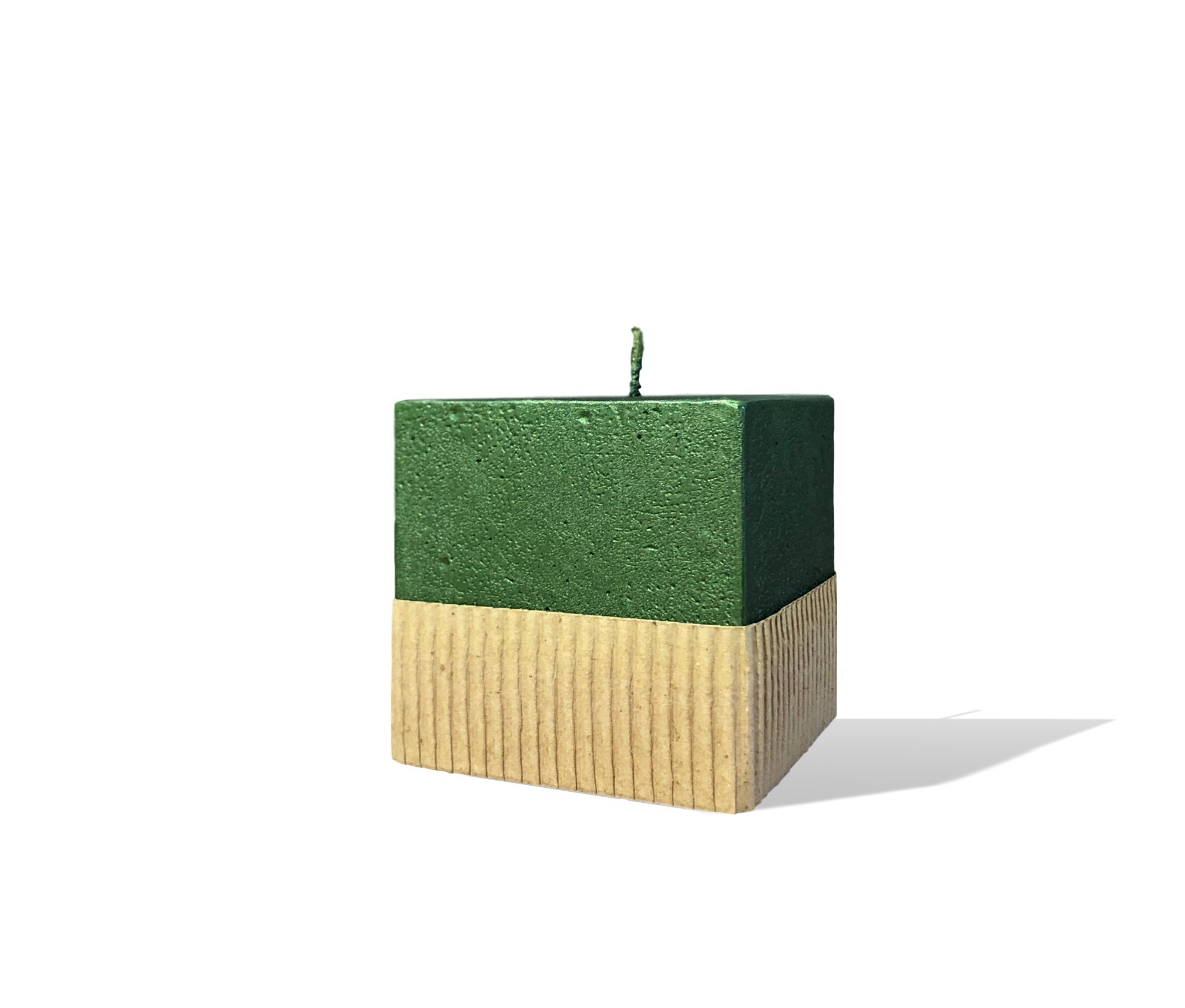 Svijeća kocka 70x70x70mm rustik