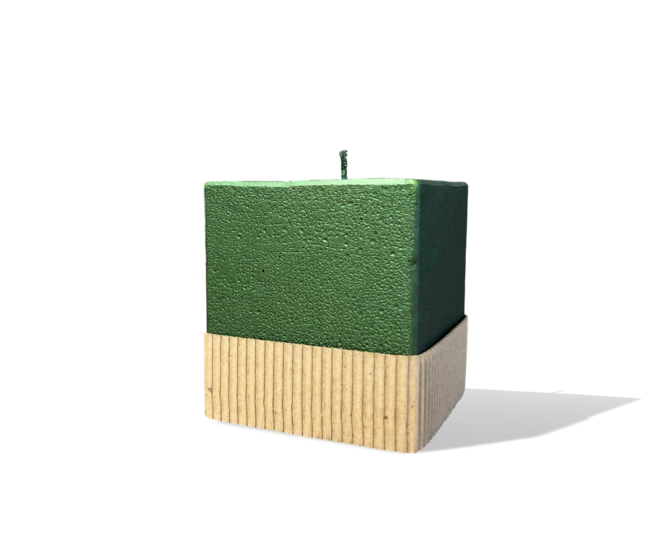 Svijeća kocka 80x80x85 mm rustik
